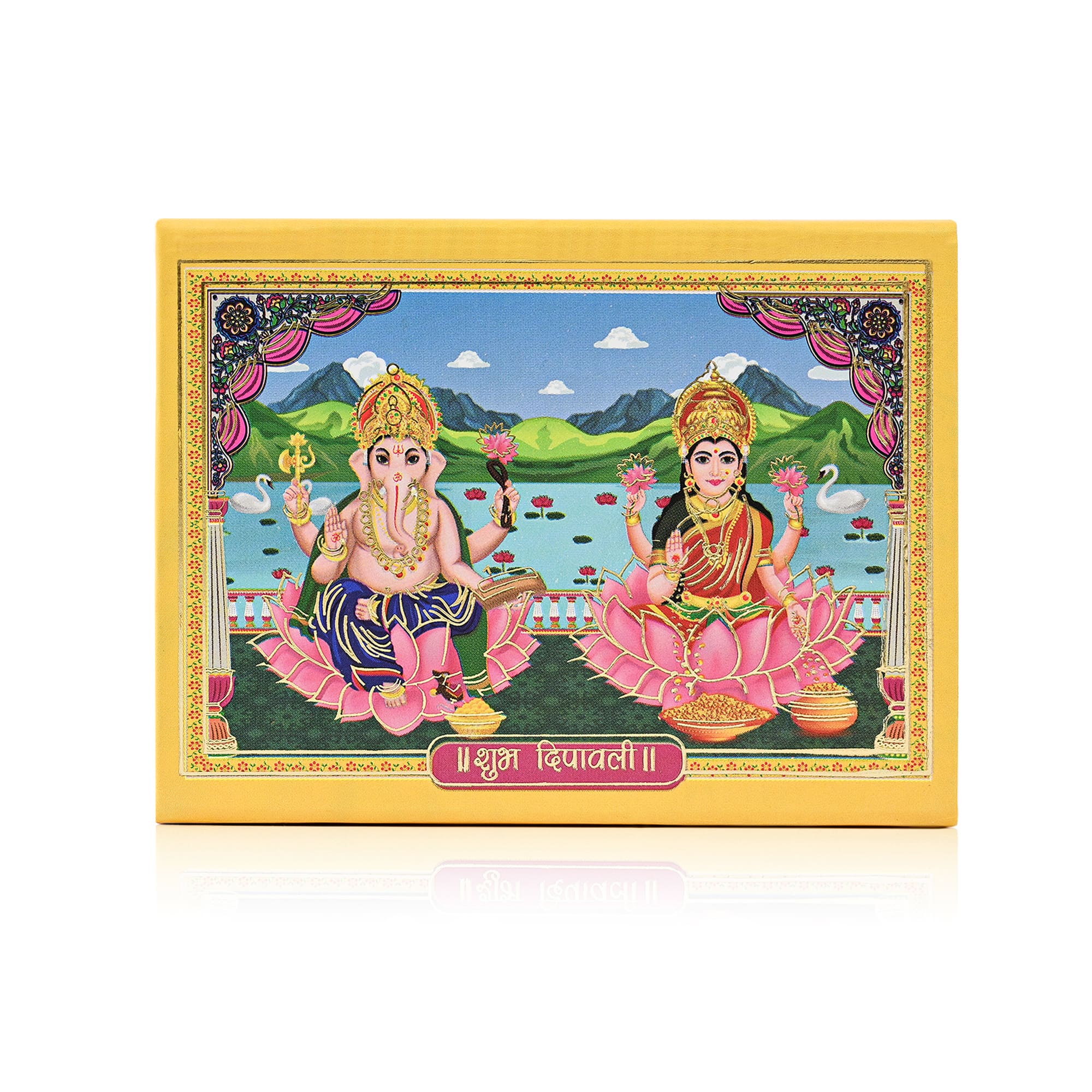 Pure 999 Silver Laxmi Ganesh Coin Set
