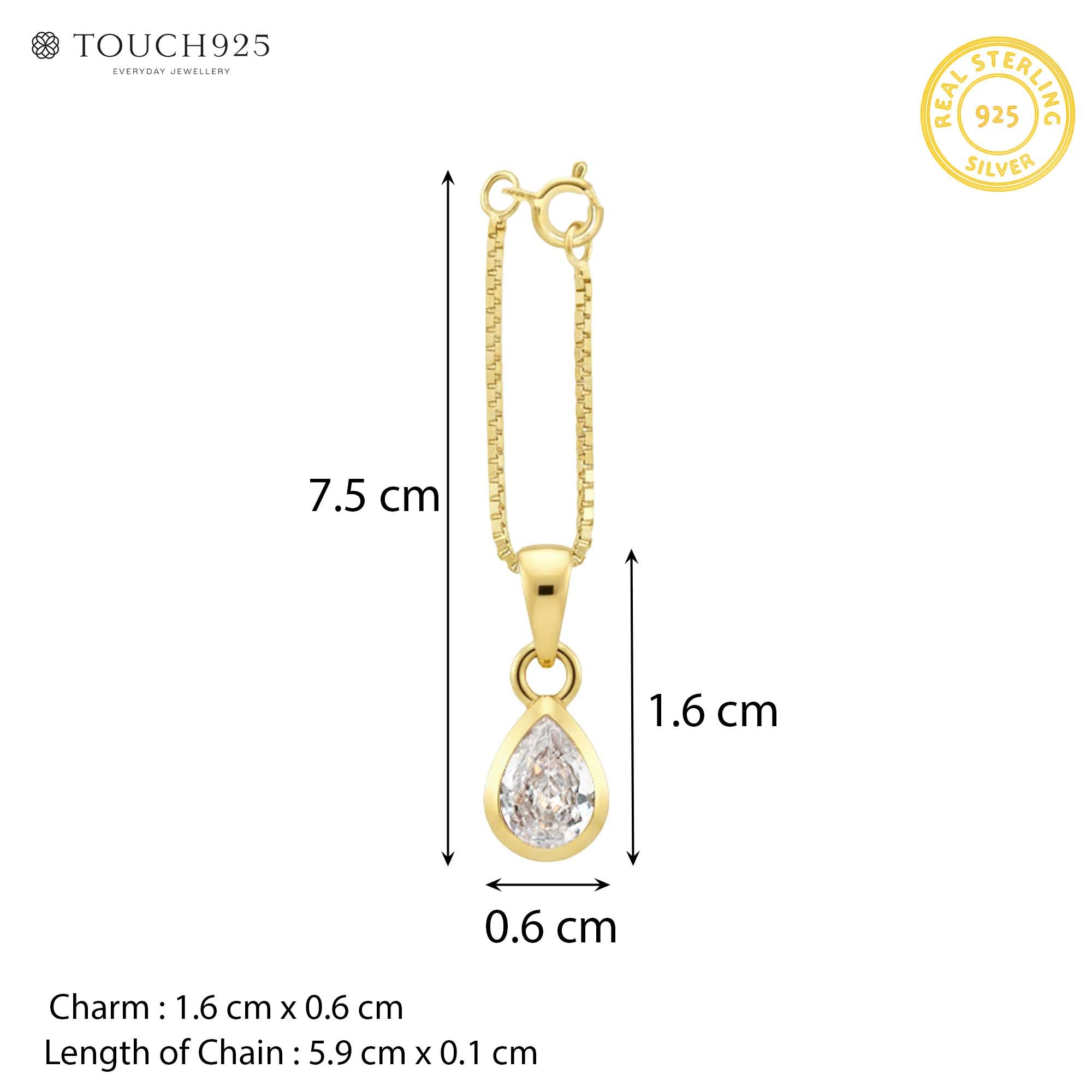 April Birthstone Charm